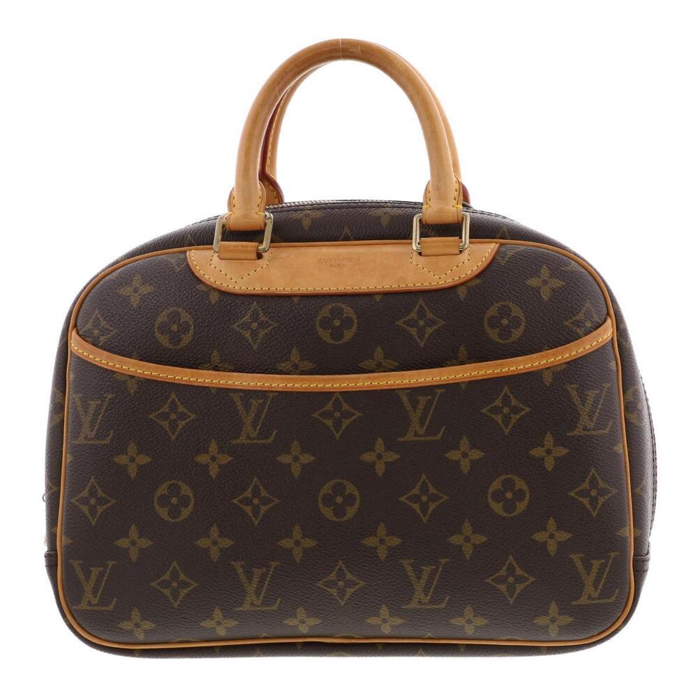 LOUIS VUITTON Trouville Bag Handbag Monogram Brown